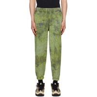 Green Easy Sweatpants 231804M190002