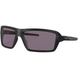Oakley Cables Sunglasses Matte Black with Prizm Grey Lens 63mm