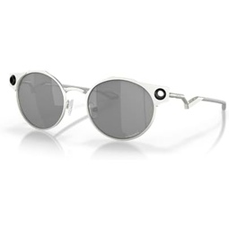 Oakley Mens Oo6046 Deadbolt Titanium Round Sunglasses