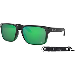Oakley Holbrook OO9102 Sunglasses For Men Bundle Leash + VISIOVA Accessories