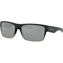 Oakley Twoface Sunglasses Machinist Matte Black with Chrome Iridium Lens