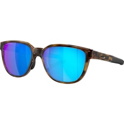 Oakley Actuator Sunglasses Matte Brown Tortoise with Prizm Sapphire Polarized Lens 57mm + Hard Case