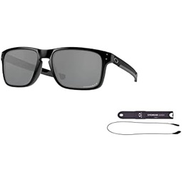 Oakley Holbrook Mix OO9384 Rectangle Sunglasses for Men + BUNDLE Leash +Designer iWear Care Kit