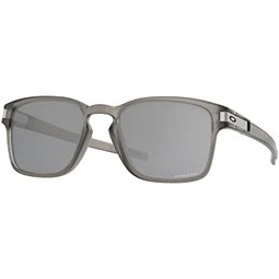 Oakley Mens Oo9358 Latch Square Low Bridge Fit Rectangular Sunglasses