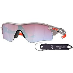 Oakley Radar Lock Path Asian Fit OO9206 Low Bridge Rectangle Sunglasses for Men+BUNDLE Leash+Designer iWear Kit