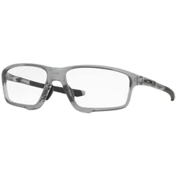 Oakley Crosslink Zero OX8080 Square Eyeglasses for Men + BUNDLE With Designer iWear Eyewear Kit