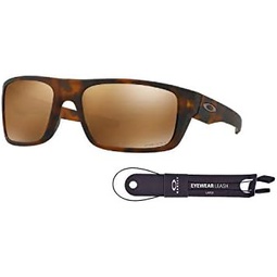Oakley Drop Point OO9367 Rectangle Sunglasses for Men + BUNDLE Leash +Designer iWear Care Kit