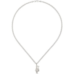 Silver Phyta Necklace 241871M145005
