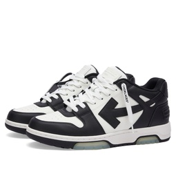 Off-White Out Of Office Low Leather Sneaker White & Black