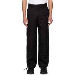 Black Carpenter Trousers 231607M191000
