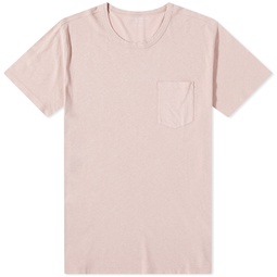 Officine Generale Pocket T-Shirt Dusty Rose