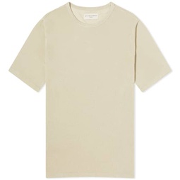Officine Generale Pigment Dyed Linen T-Shirt Almond Beige