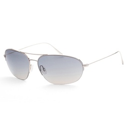 unisex ov1304st-50366i kondor 64mm silver sunglasses