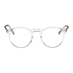 Gray Gregory Peck Glasses 241499M133007