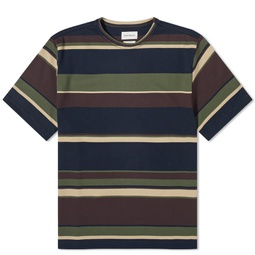 Oliver Spencer Stripe Box T-Shirt Multi