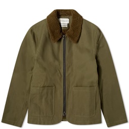 Oliver Spencer Lambeth Canvas Jacket Green