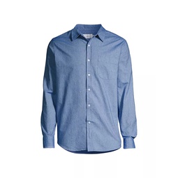Washed Oxford Long-Sleeved Shirt