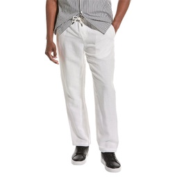 air linen-blend pull-on pant