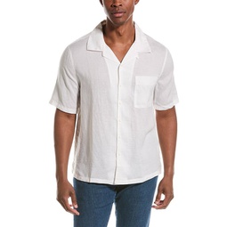 jack air linen-blend shirt
