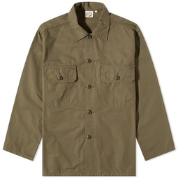 orSlow Trooper Fatigue Shirt Jacket Army Green