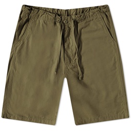 orSlow New Yorker Cotton Shorts Army Green