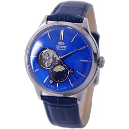 Orient Sun & Moon Watch Mens Automatic Hand Winding Elegant Steel or Leather Wrist Watch with Day and Night Function
