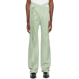 SSENSE Exclusive Green Jeans 231016M186002