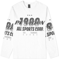 P.E Nation Long Sleeve Contenders Motocross T-Shirt Optic White