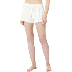 PJ Salvage Luxe Terry Cable-Knit Shorts