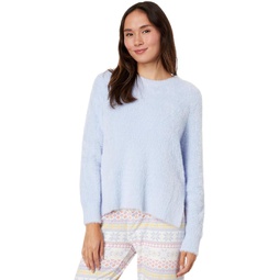 PJ Salvage Feather Knit Long Sleeve Sweater
