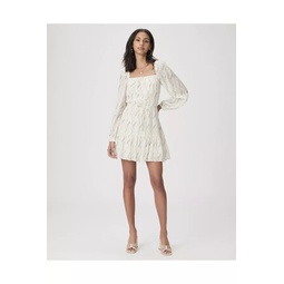 Marjie Dress - Antique White Multi