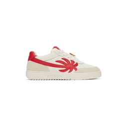 White   Red Palm Beach University Sneakers 241695F128003