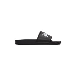Black Sliders Sandals 221695M234002