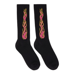 Black Flames Socks 222695M220005