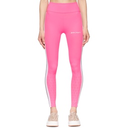Pink Nylon Sport Leggings 221695F085003