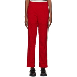 Red Terry Track Lounge Pants 221695F086042