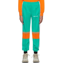 Green   Orange Track Lounge Pants 221695F086037