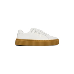 White Palm One Platform Sneakers 222695F128002