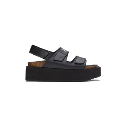 Black Leather Sandals 221695F124007