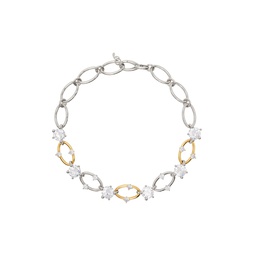 Silver   Gold Diamanti Chain Necklace 241340F023000