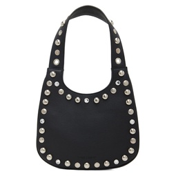 Black Small Diamanti Saddle Bag 241340F048003