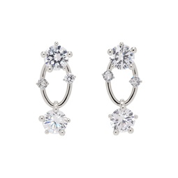 Silver Diamanti Drop Earrings 241340F022012