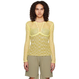 Yellow Bambi Sweater 231438F096000