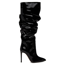 Black Slouchy Boots 231616F114008