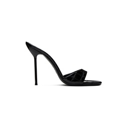 Black Lidia Heeled Sandals 241616F125004
