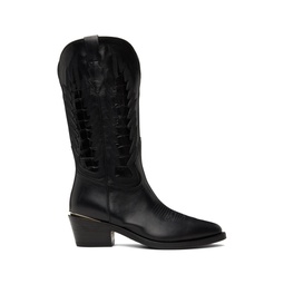 Black Whitney Boots 241229F114003