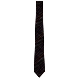 Multicolor Signature Stripe Tie 241260M158004