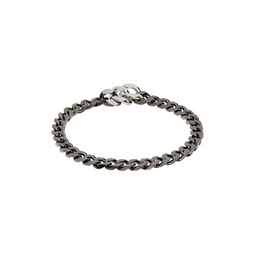 Gunmetal Curb Chain Bracelet 241260M142002