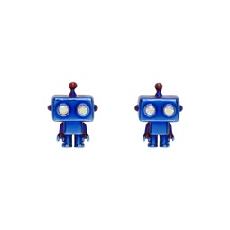 Blue Robot Cuff Links 241260M143003