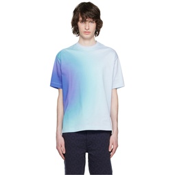 Blue Glow Polka T Shirt 231260M213024